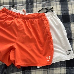 Two L gymshark shorts